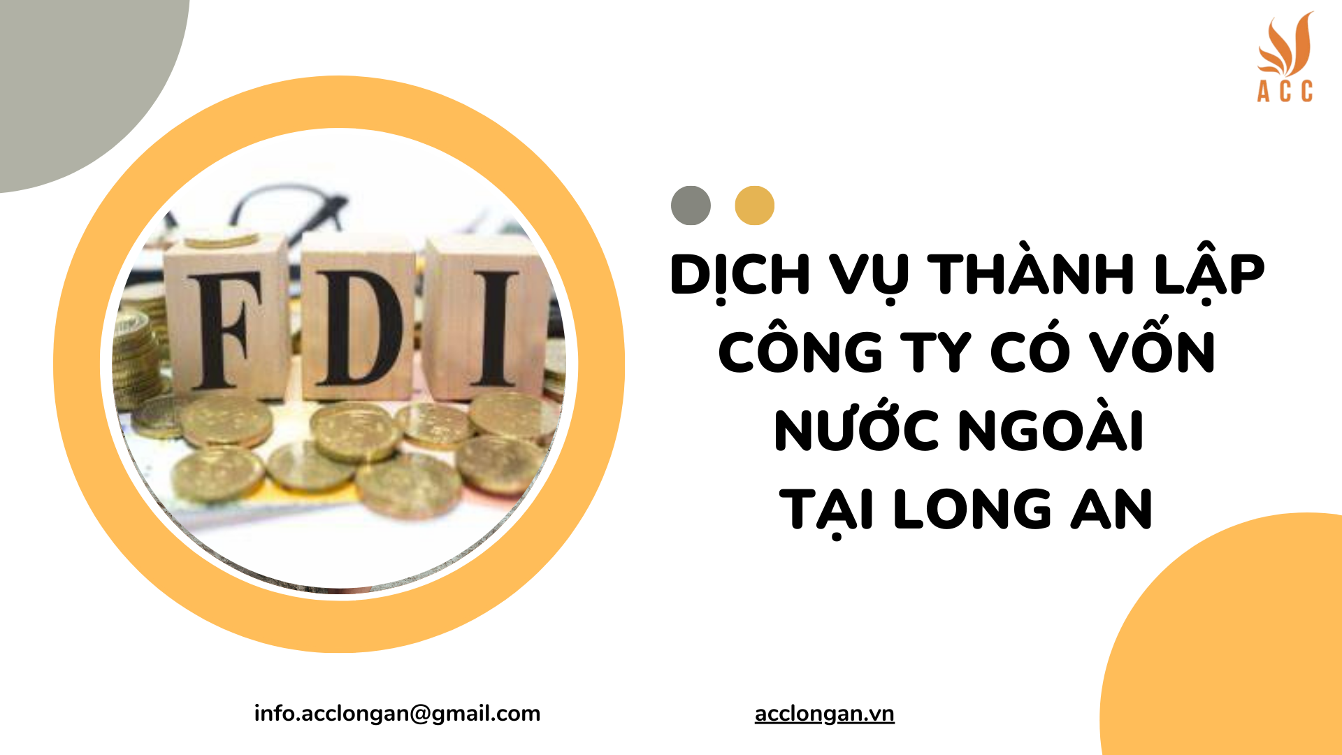Dịch vụ thành lập công ty có vốn nước ngoài tại Long An 
