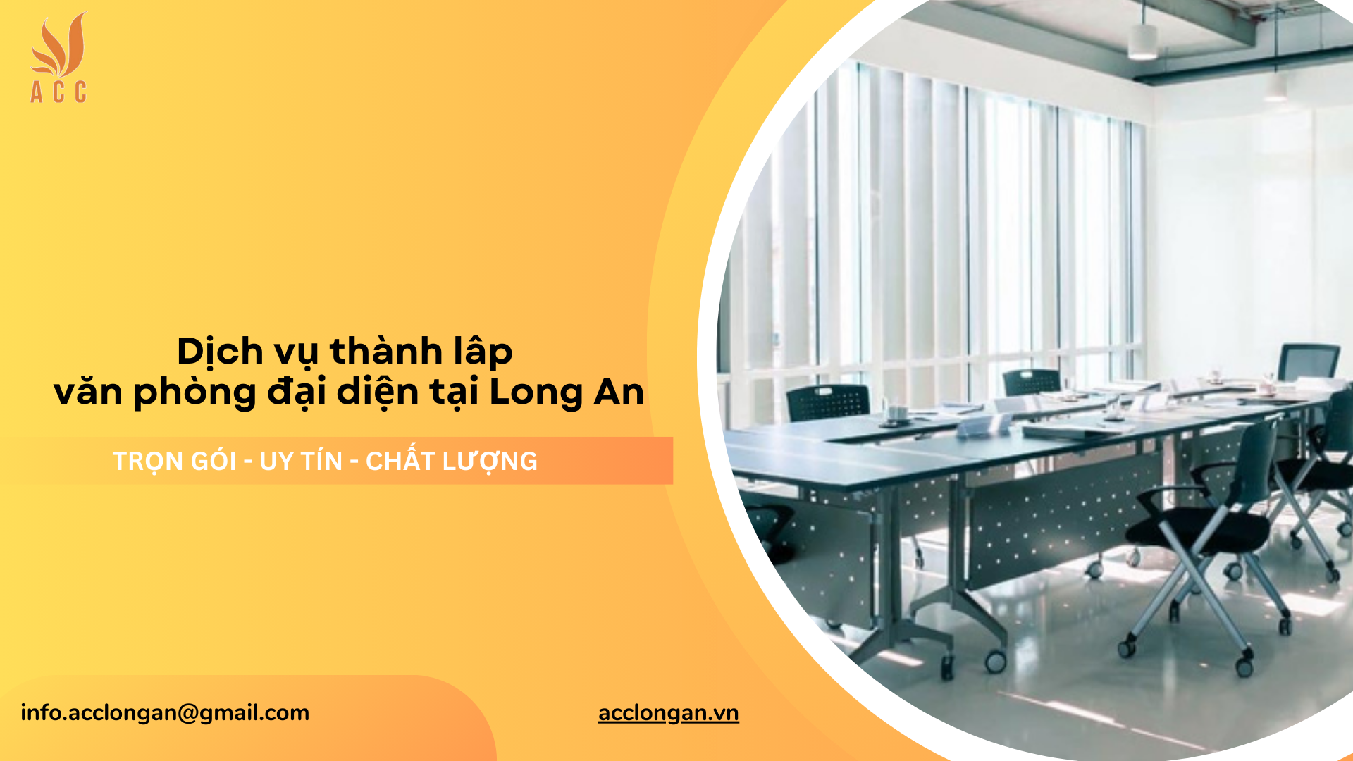 Dịch vụ thành lâp văn phòng đại diện tại Long An