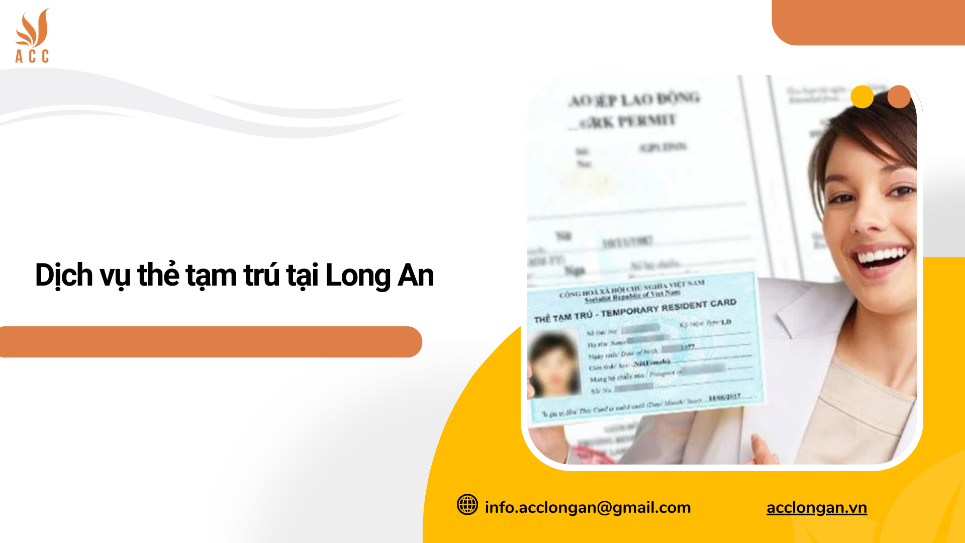 Dịch vụ thẻ tạm trú tại Long An