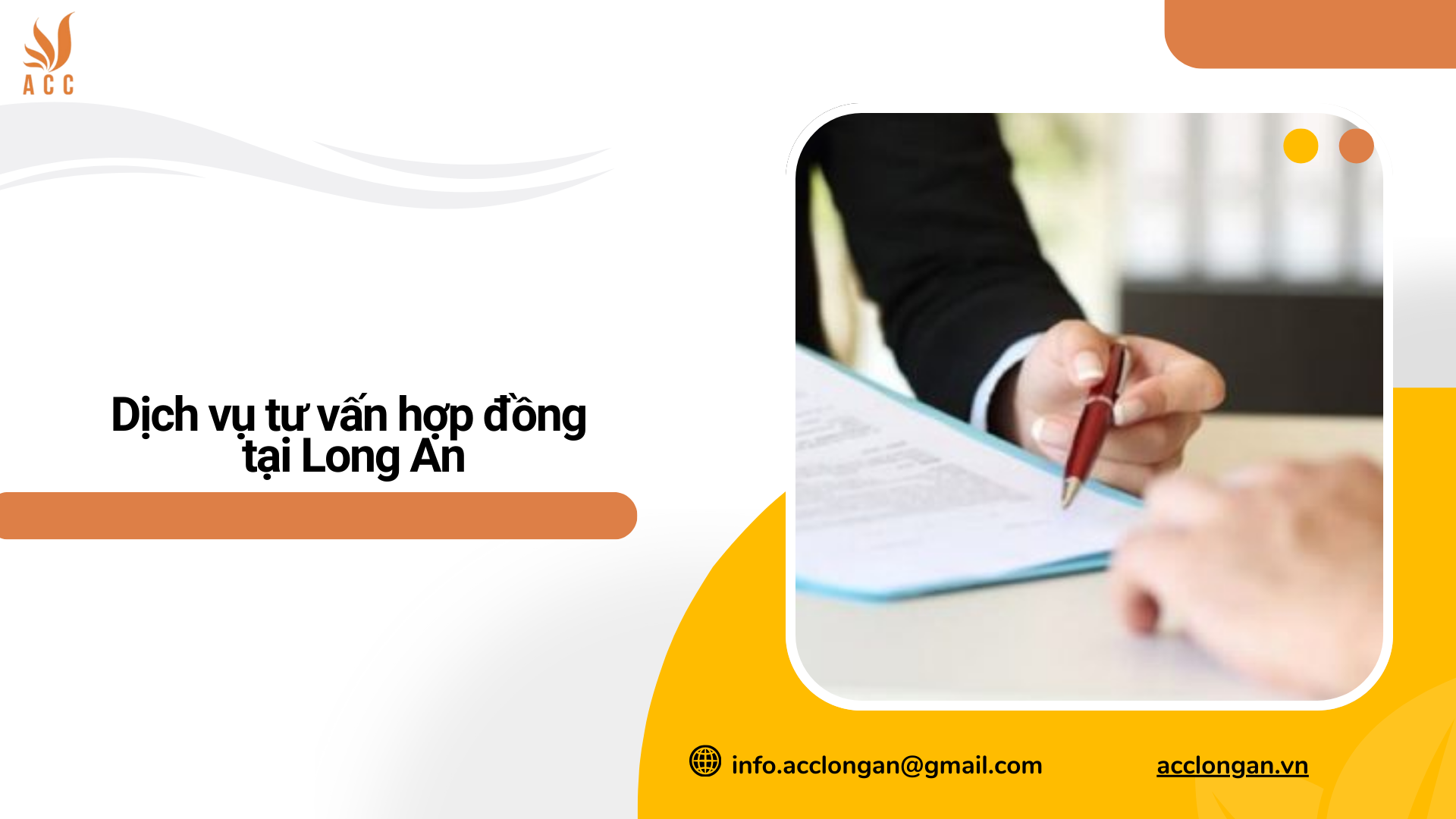 Dịch vụ tư vấn hợp đồng tại Long An