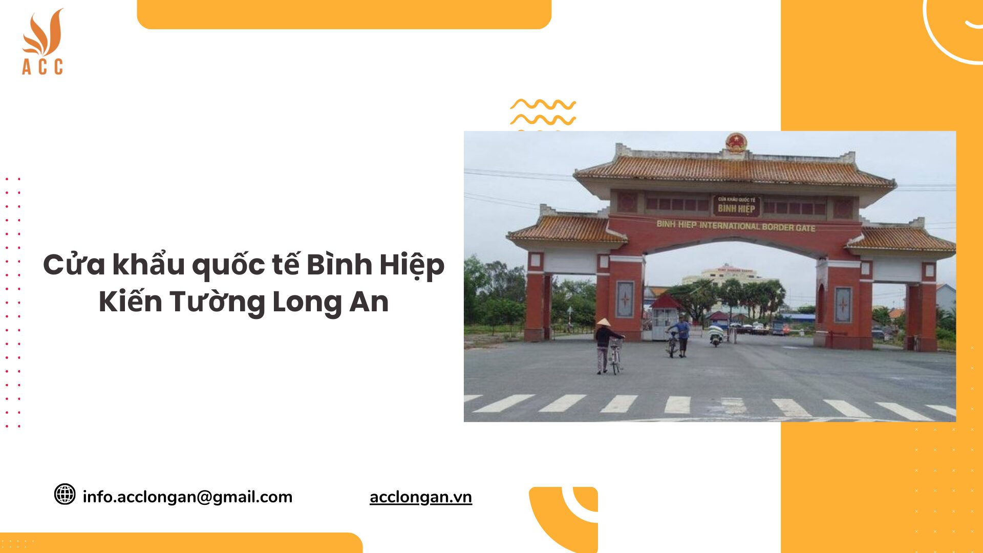 Cửa khẩu quốc tế Bình Hiệp Kiến Tường Long An