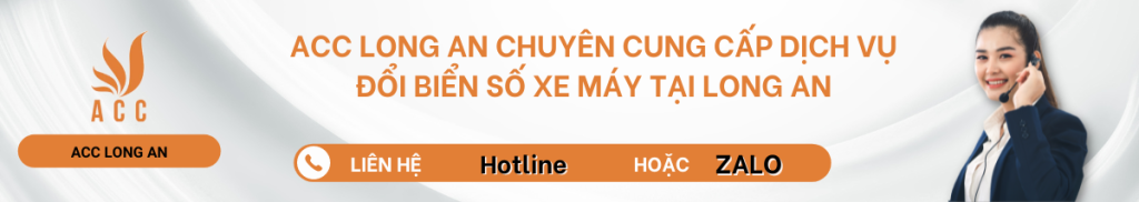 Dịch vụ đổi biển số xe máy tại Long An
