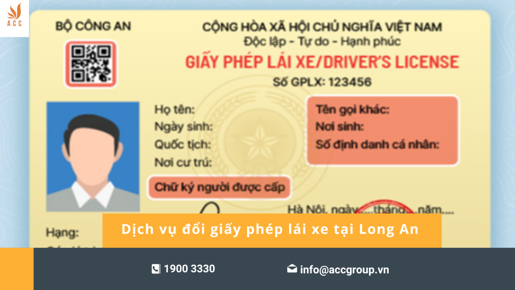 Dịch vụ đổi giấy phép lái xe tại Long An