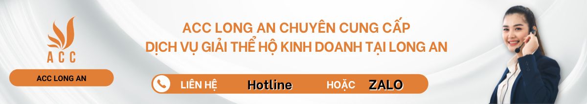 Dịch vụ giải thể hộ kinh doanh tại Long An 