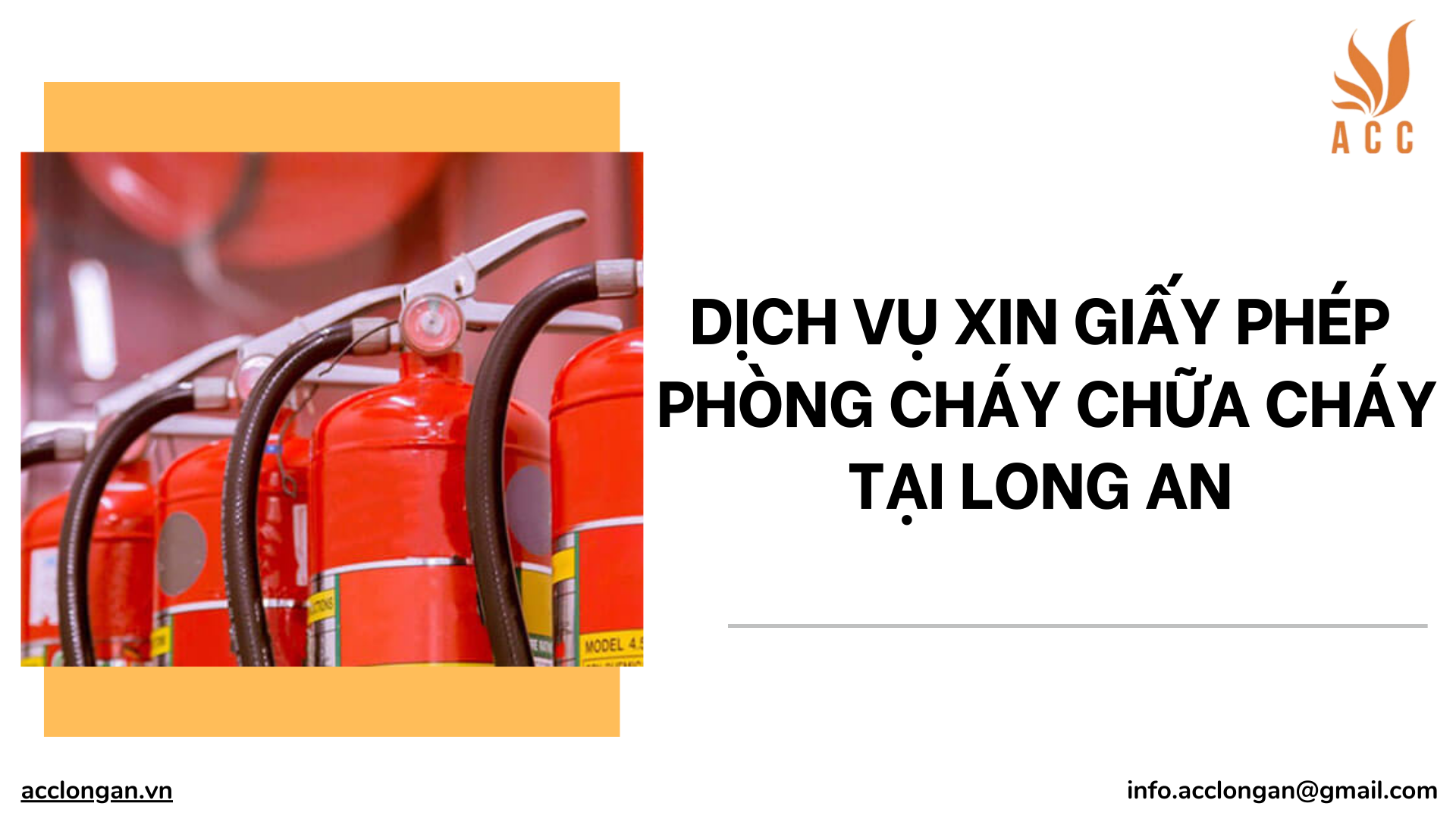 Dịch vụ xin giấy phép phòng cháy chữa cháy tại Long An