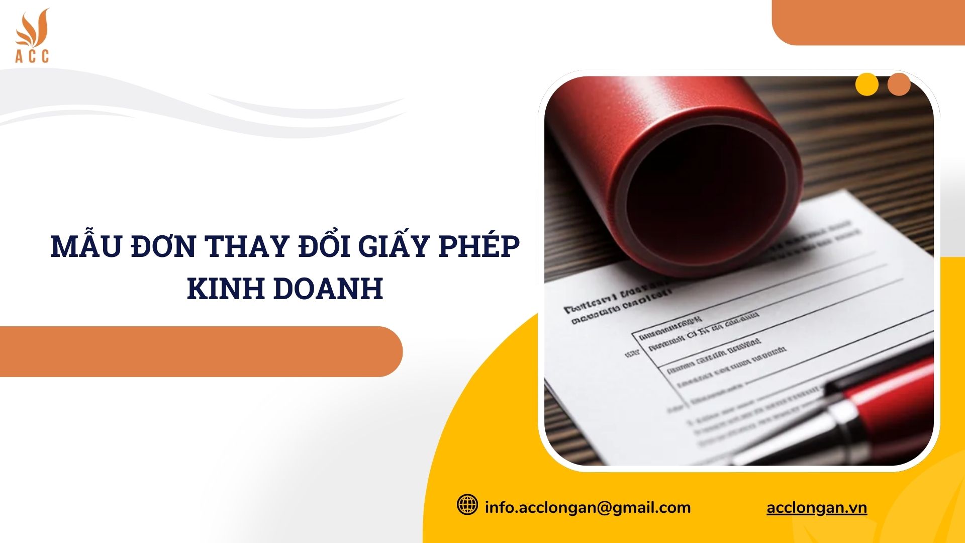 Mẫu đơn thay đổi giấy phép kinh doanh