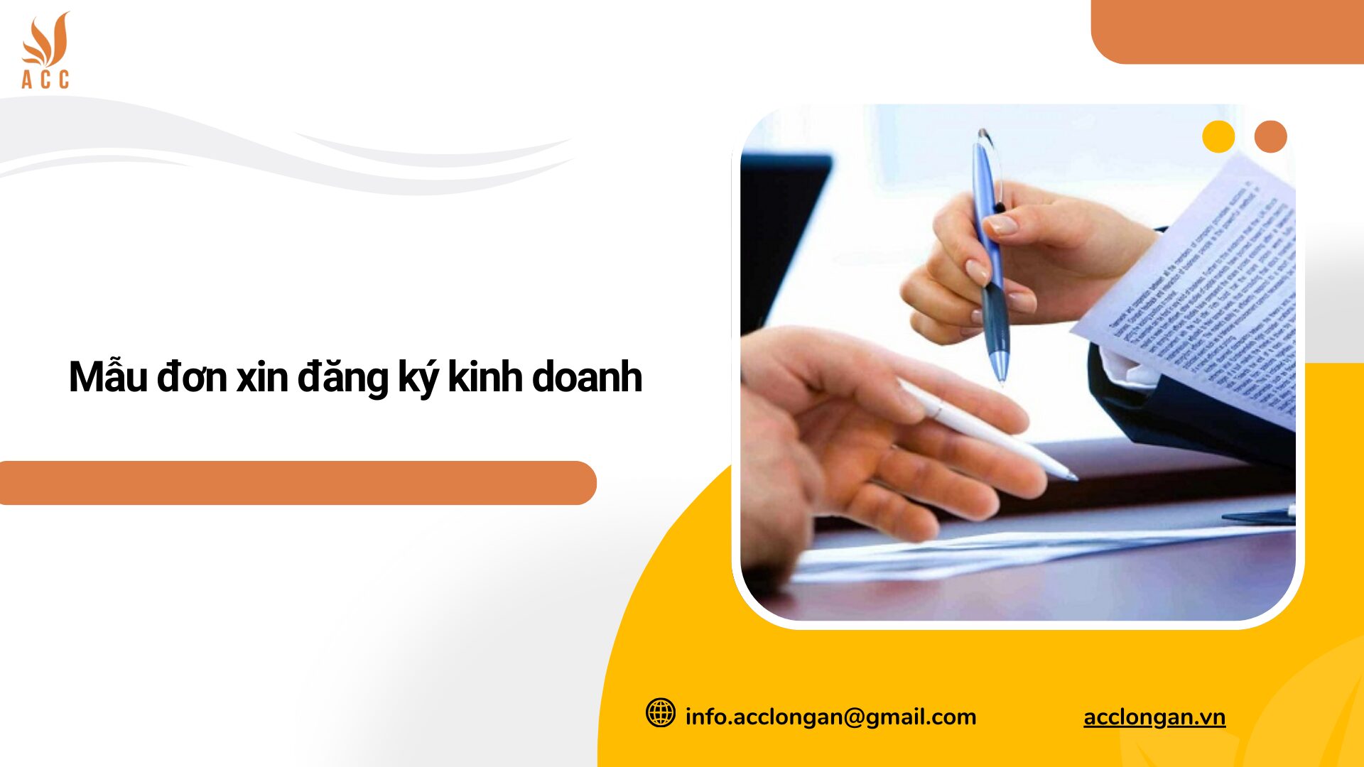Mẫu đơn xin đăng ký kinh doanh