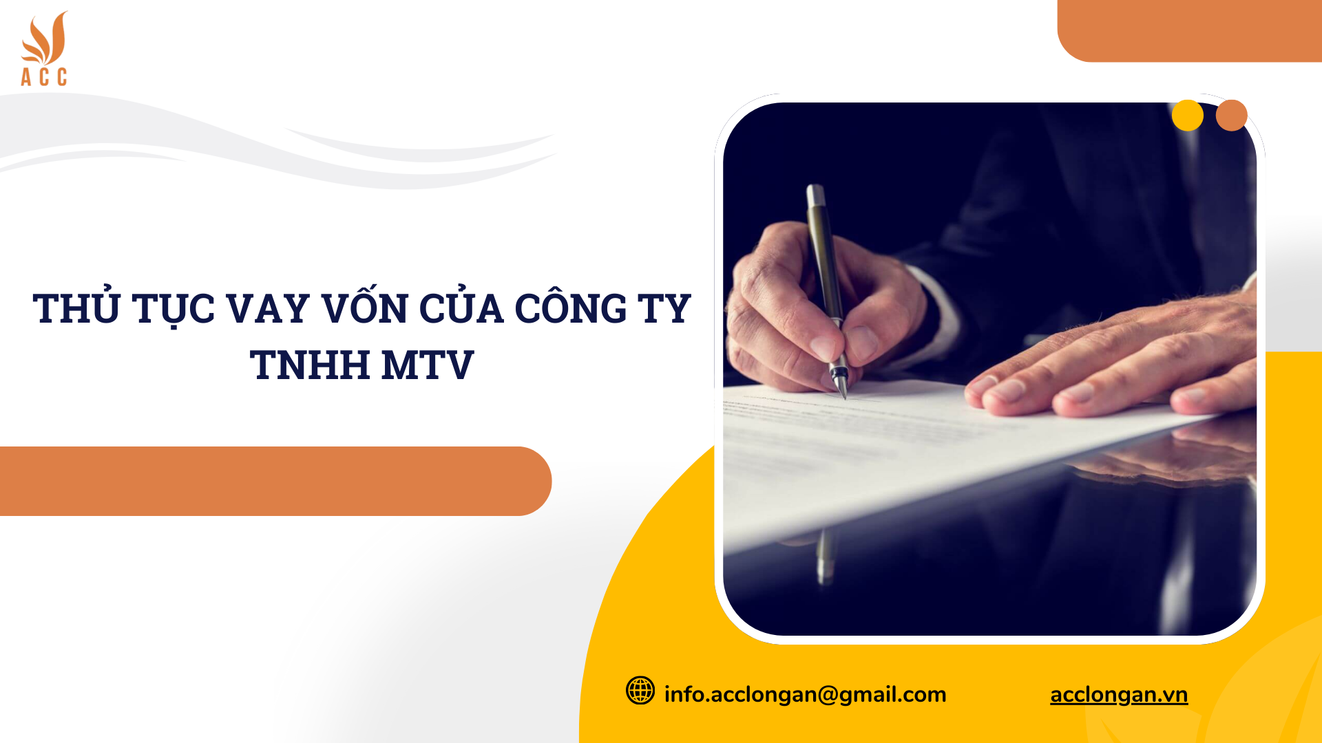 Thủ tục vay vốn của công ty TNHH MTV
