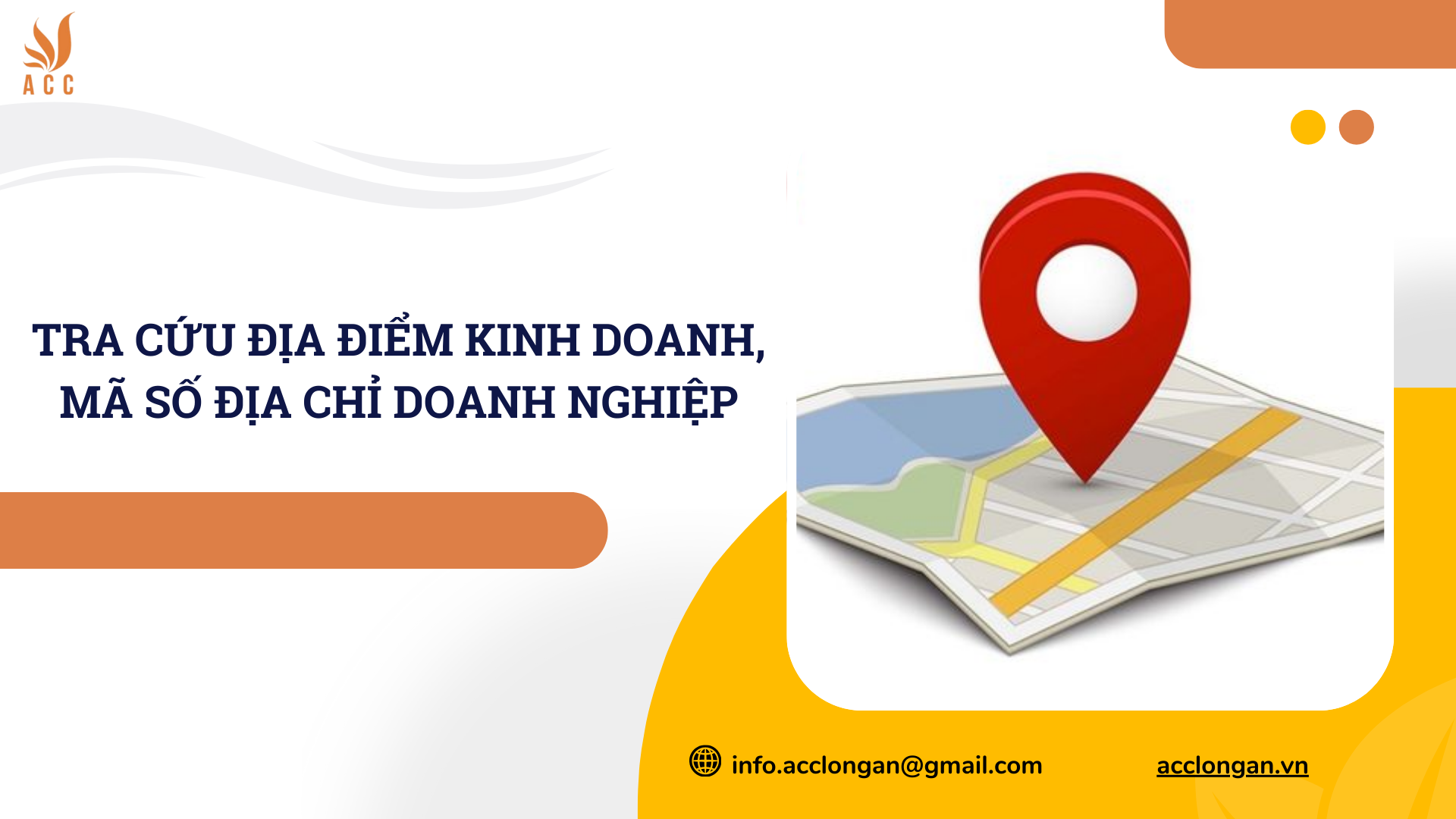 Tra cứu địa điểm kinh doanh, mã số địa chỉ doanh nghiệp