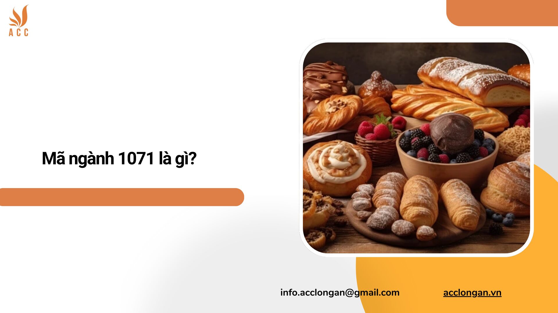 Mã ngành 1071 là gì