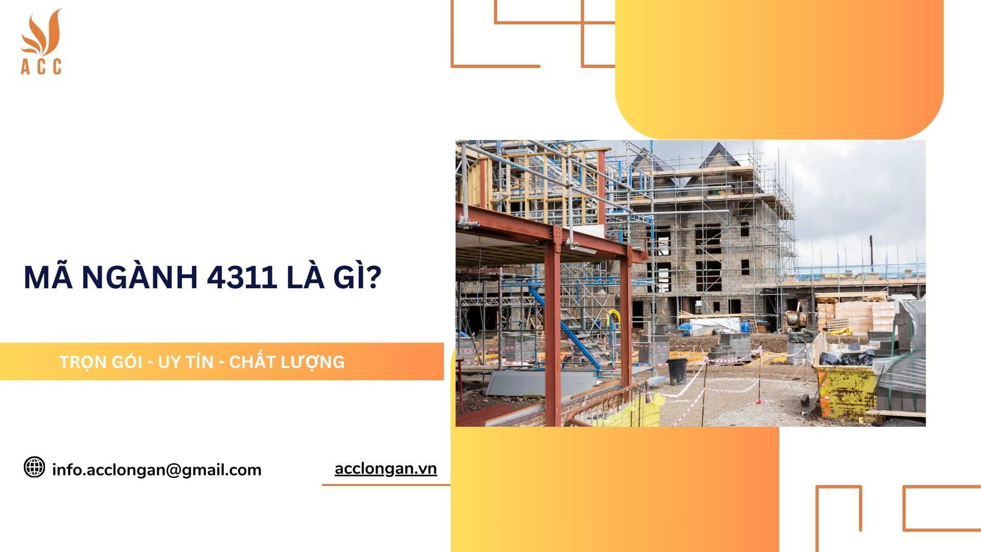 Mã ngành 4311 là gì?