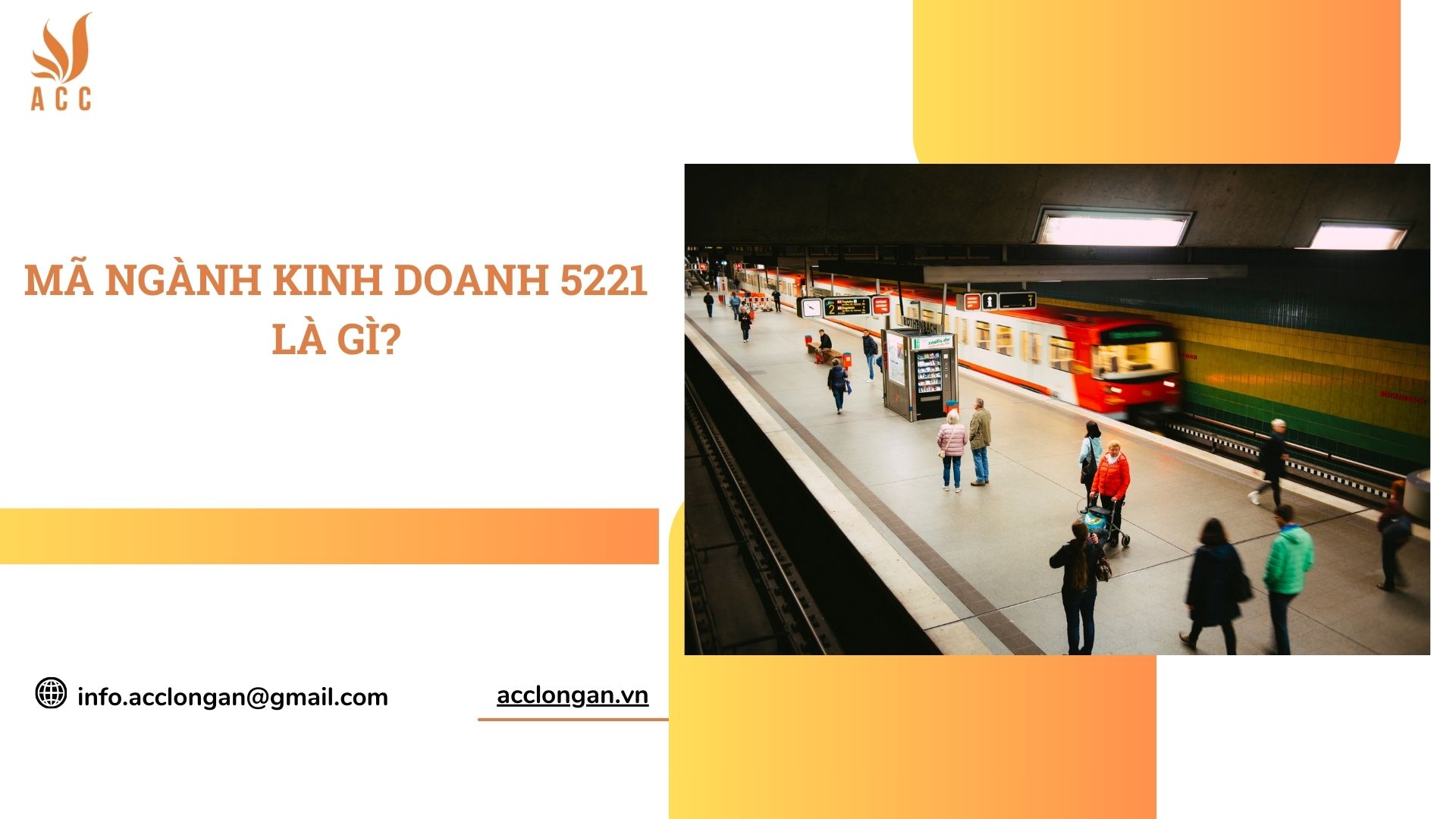 Mã ngành kinh doanh 5221 là gì