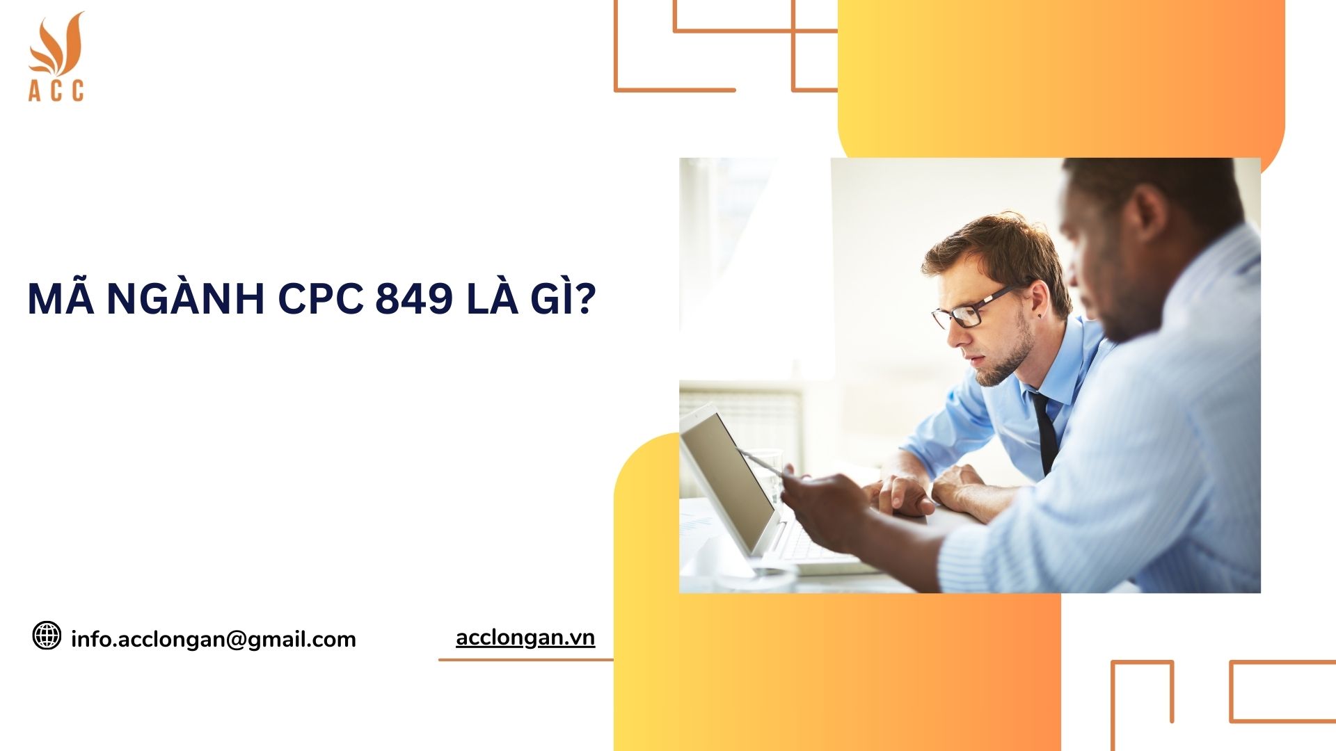 Mã ngành CPC 849 là gì