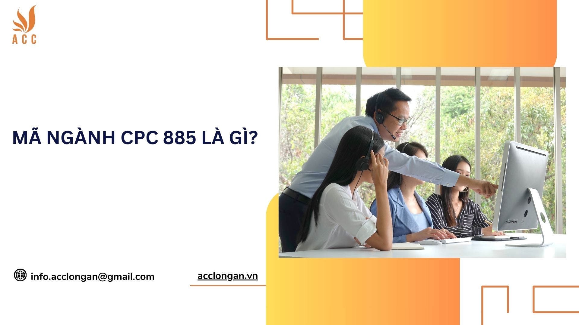 Mã ngành CPC 885 là gì