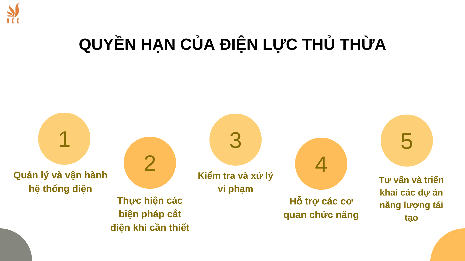 Quyền hạn của Điện Lực Thủ Thừa