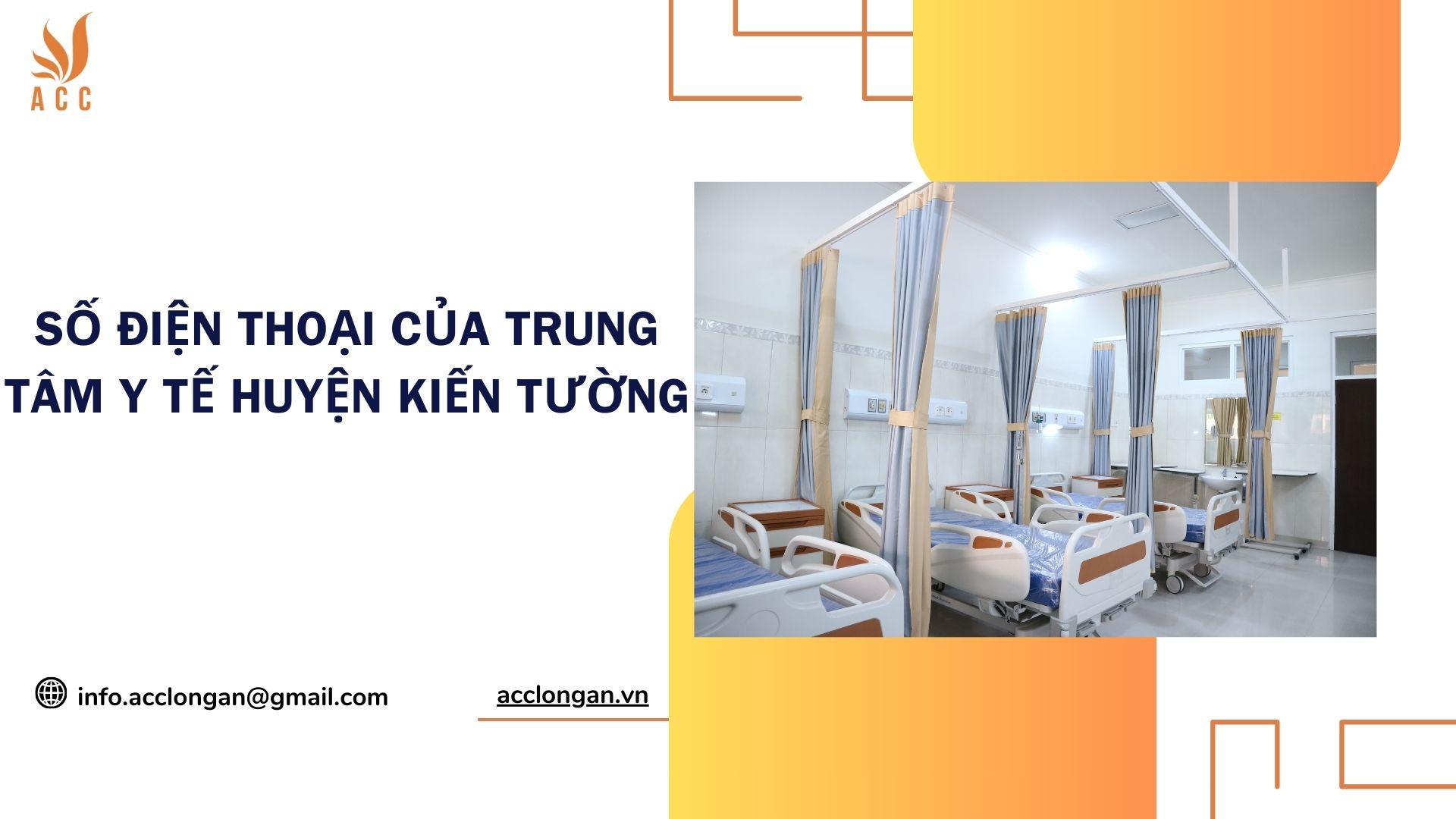 Số điện thoại của Trung tâm y tế huyện Kiến Tường