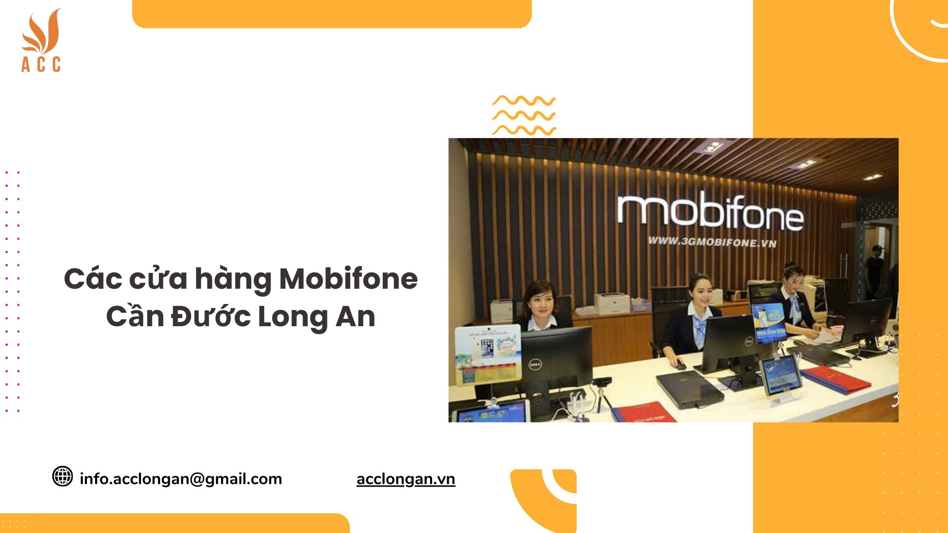 Các cửa hàng Mobifone Cần Đước Long An