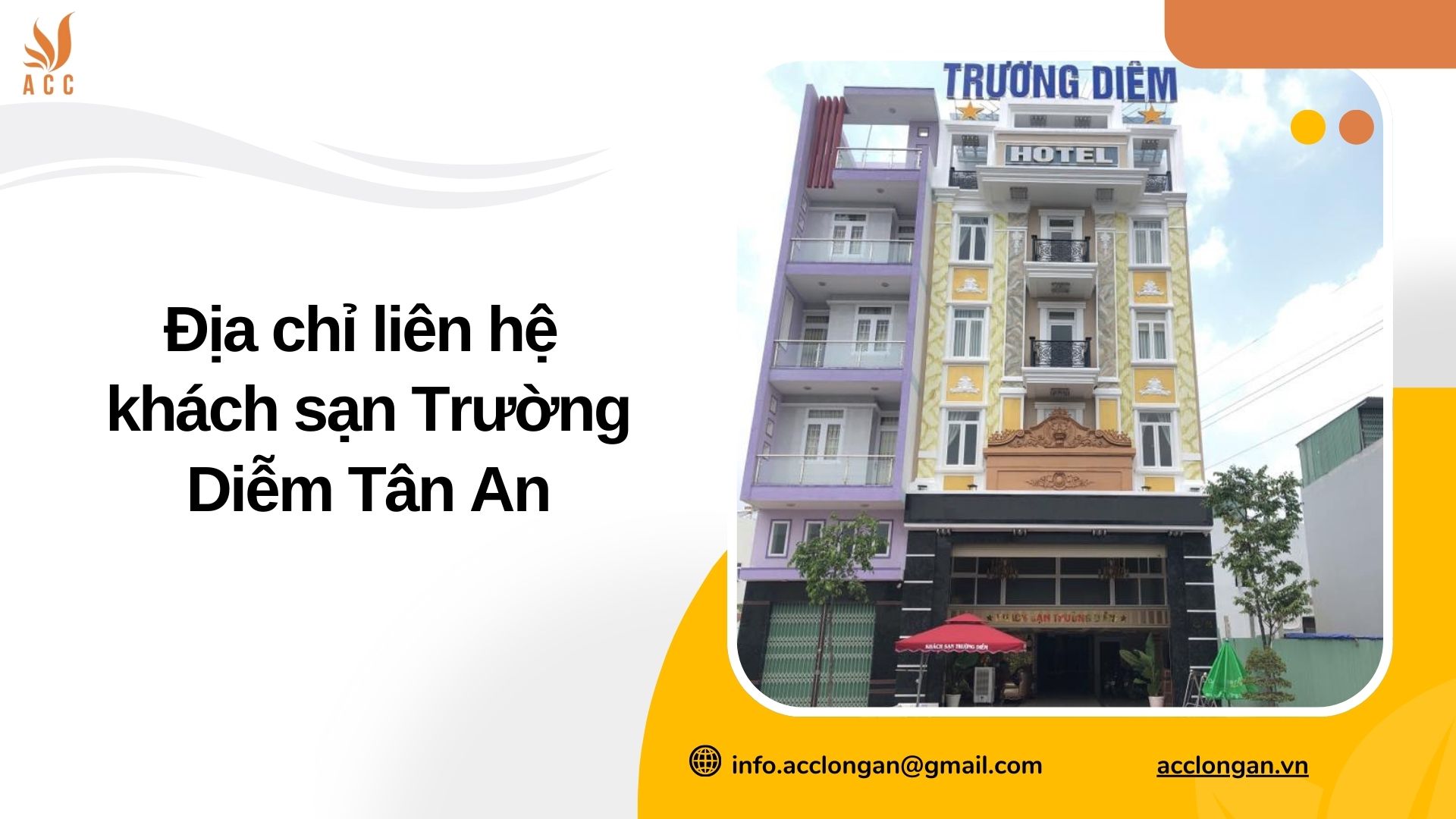 Địa chỉ liên hệ khách sạn Trường Diễm Tân An