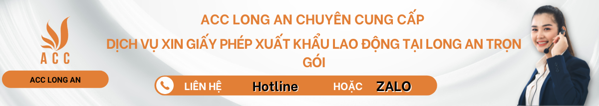 Dịch vụ xin giấy phép xuất khẩu lao động tại Long An trọn gói