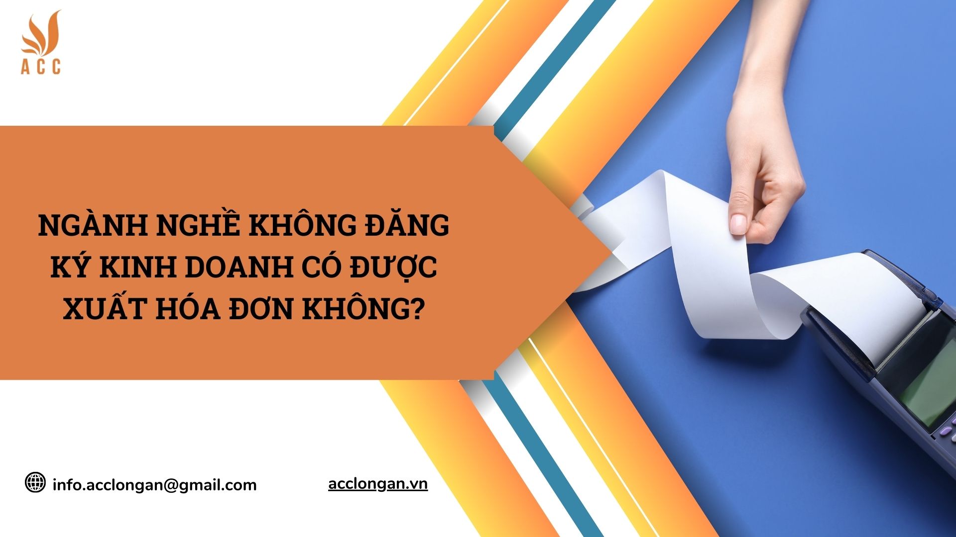 Ngành nghề không đăng ký kinh doanh có được xuất hóa đơn không