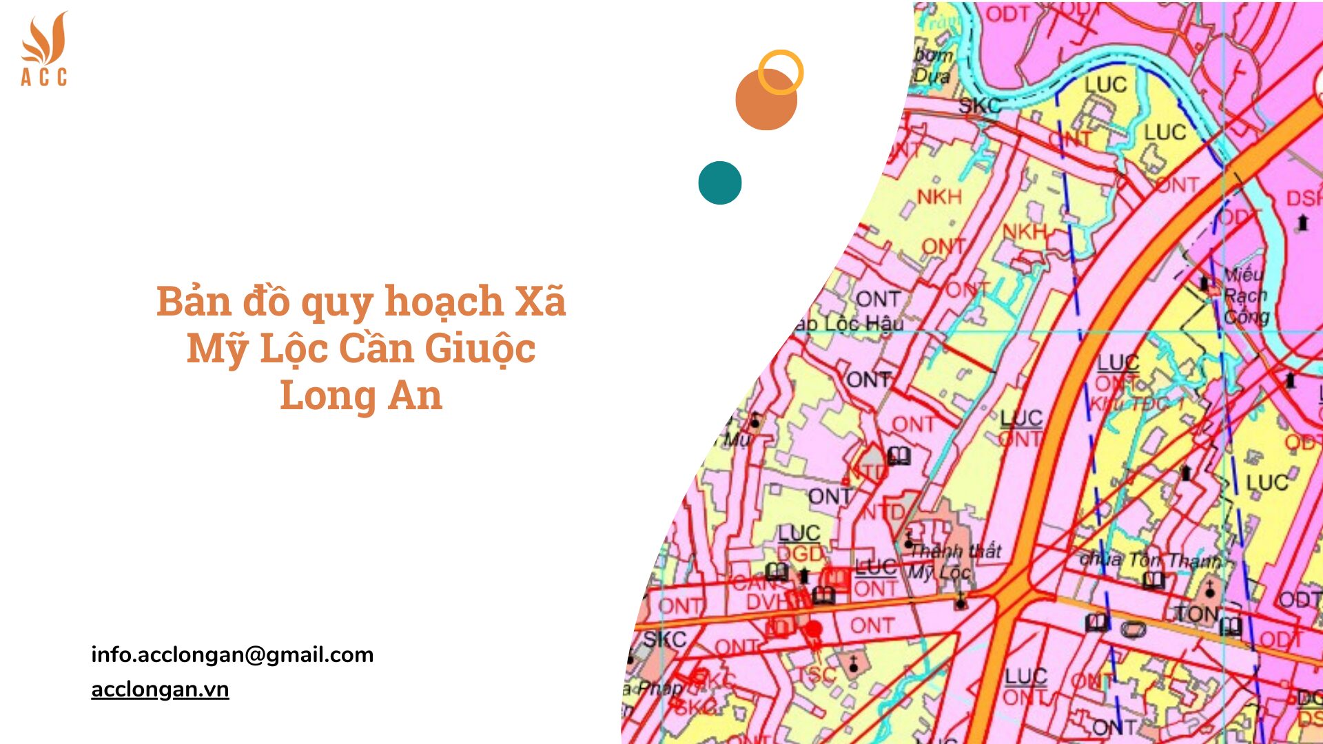 Bản đồ quy hoạch Xã Mỹ Lộc Cần Giuộc Long An
