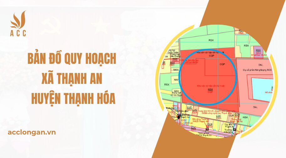 Bản đồ quy hoạch xã Thạnh An huyện Thạnh Hóa