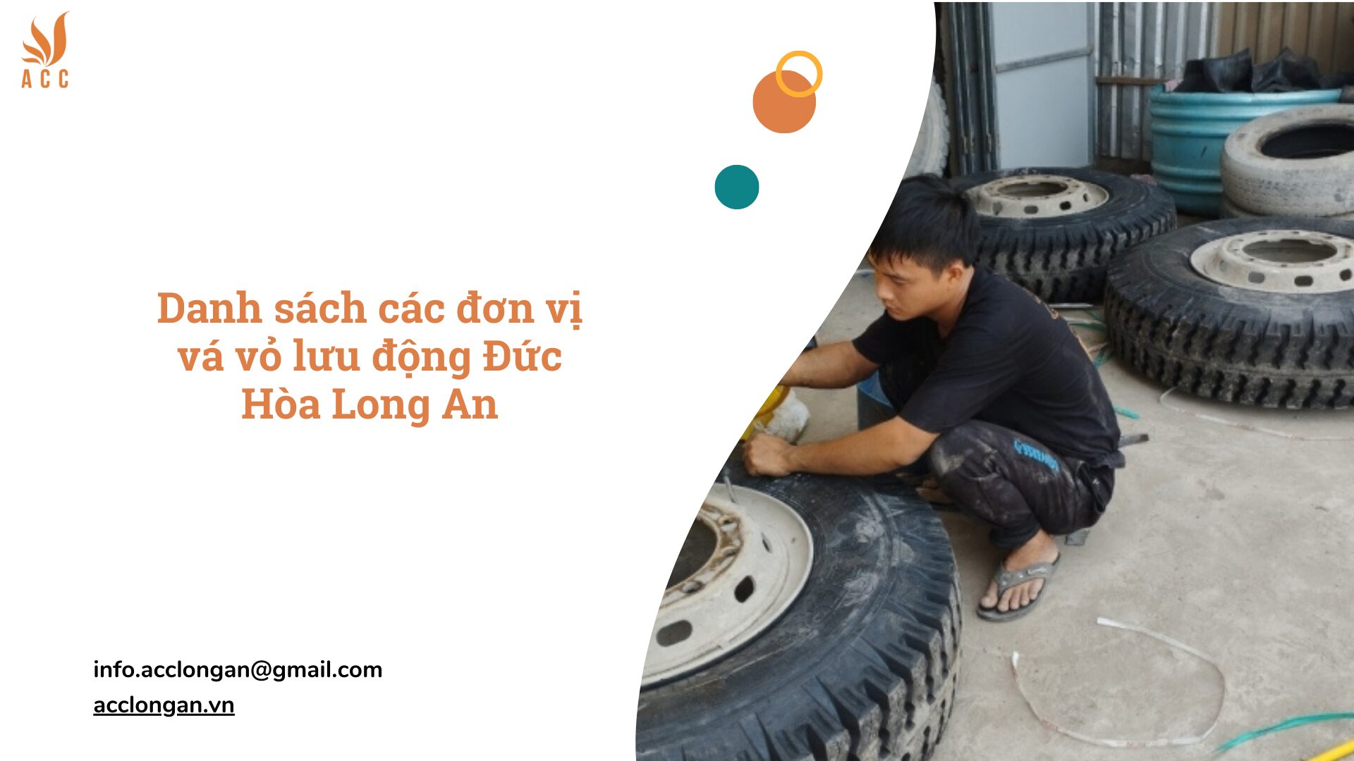 Danh sách các đơn vị vá vỏ lưu động Đức Hòa Long An