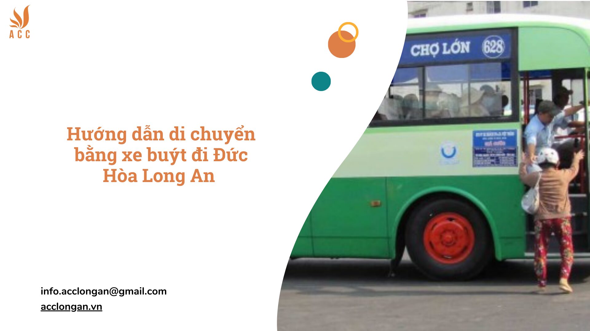 Hướng dẫn di chuyển bằng xe buýt đi Đức Hòa Long An