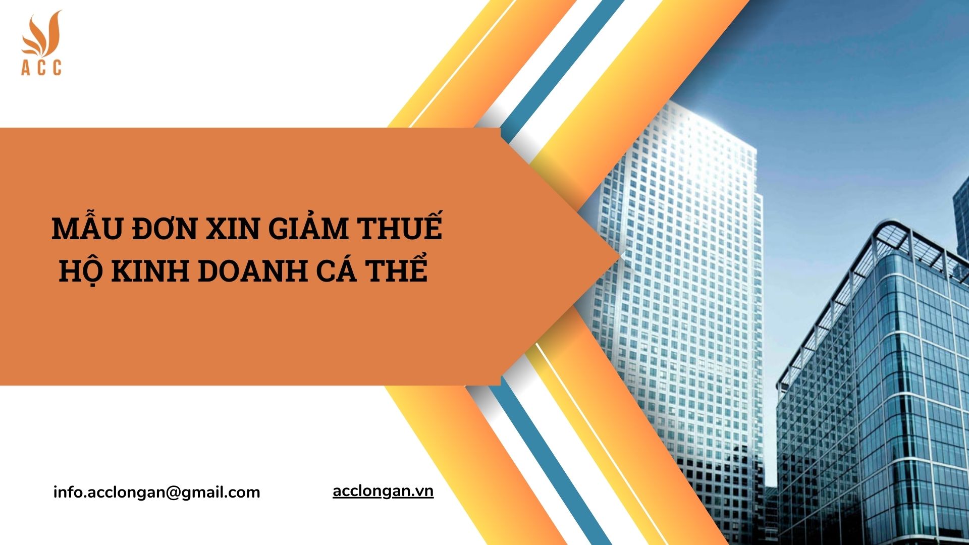 Mẫu đơn xin giảm thuế hộ kinh doanh cá thể