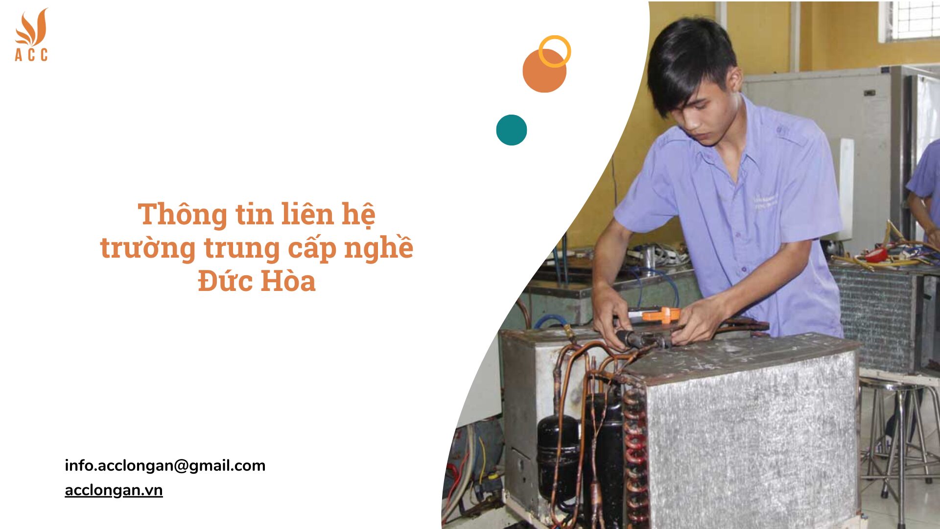 Thông tin liên hệ trường trung cấp nghề Đức Hòa