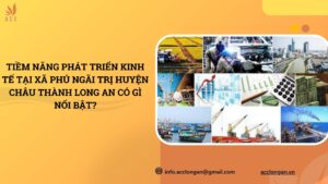 Tiềm năng phát triển kinh tế tại xã Phú Ngãi Trị huyện Châu Thành Long An có gì nổi bật?