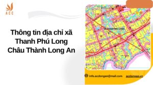 Thông tin xã Thanh Phú Long Châu Thành Long An