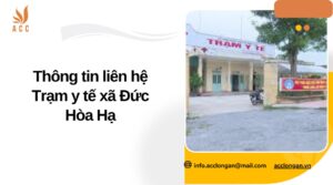 Thông tin liên hệ Trạm y tế xã Đức Hòa Hạ
