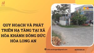 Quy hoạch và phát triển hạ tầng tại xã Hòa Khánh Đông Đức Hòa Long An