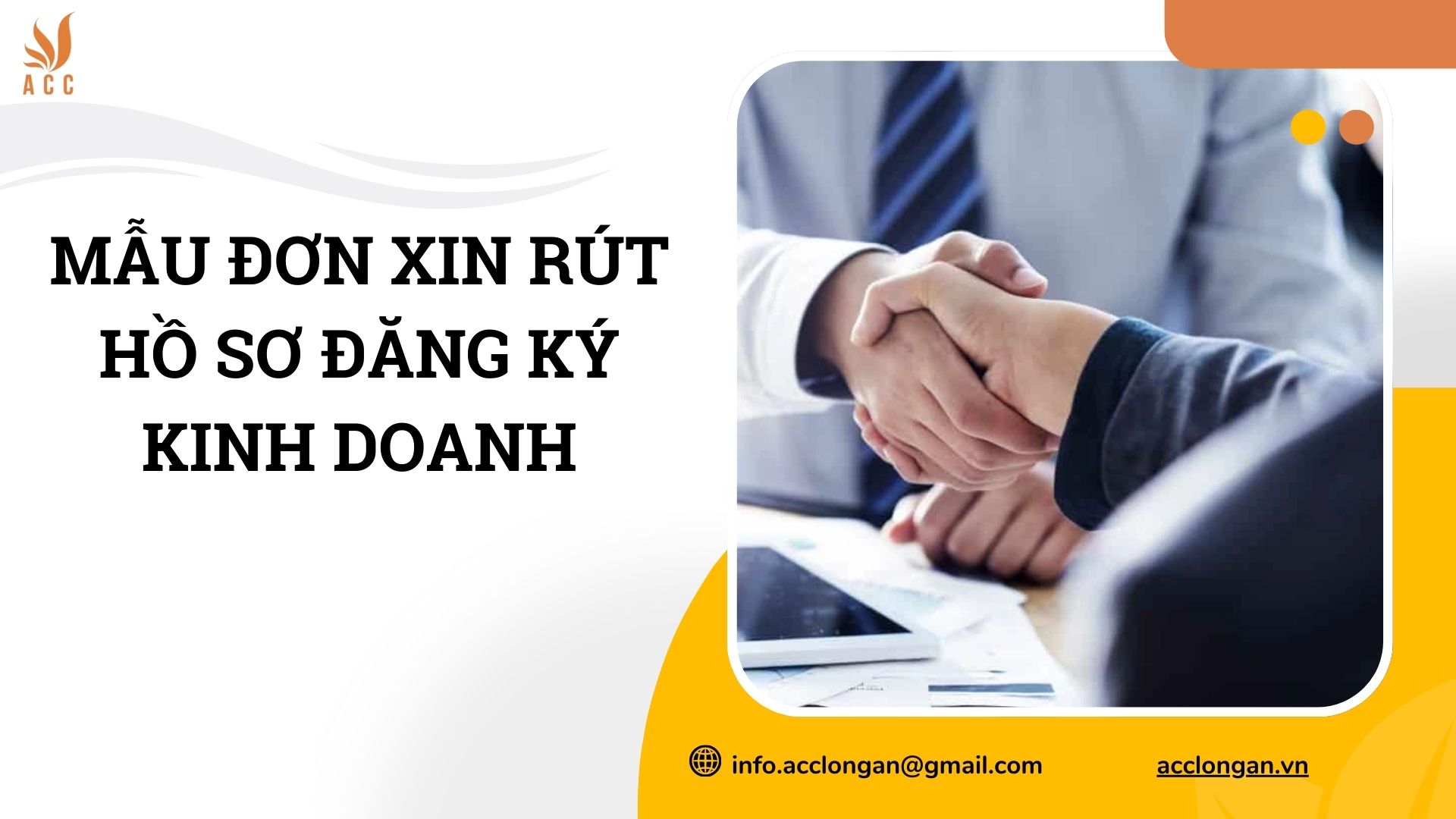 Mẫu đơn xin rút hồ sơ đăng ký kinh doanh
