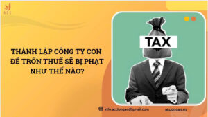 Thành lập công ty con để trốn thuế sẽ bị phạt như thế nào?.jpg