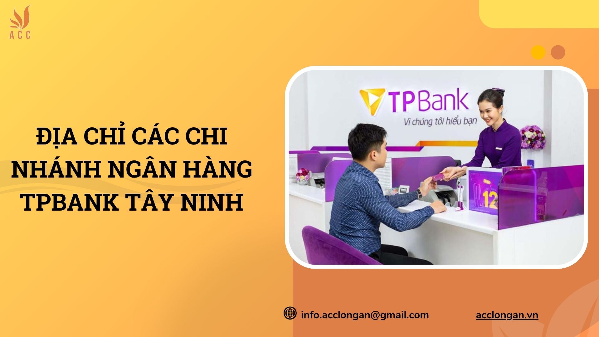 Địa chỉ các chi nhánh ngân hàng TPBank Tây Ninh