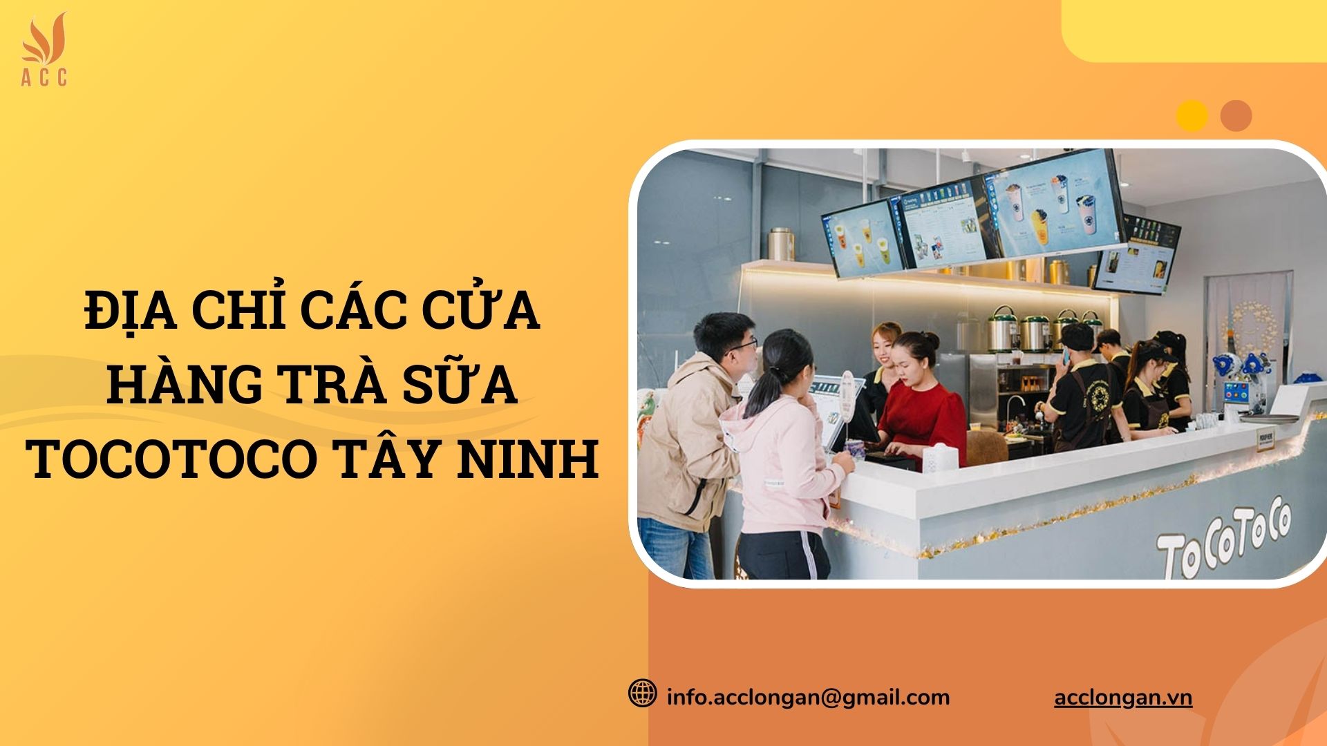 Địa chỉ các cửa hàng trà sữa Tocotoco Tây Ninh