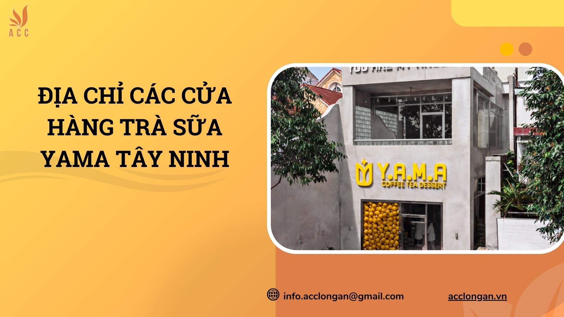 Địa chỉ các cửa hàng trà sữa Yama Tây Ninh
