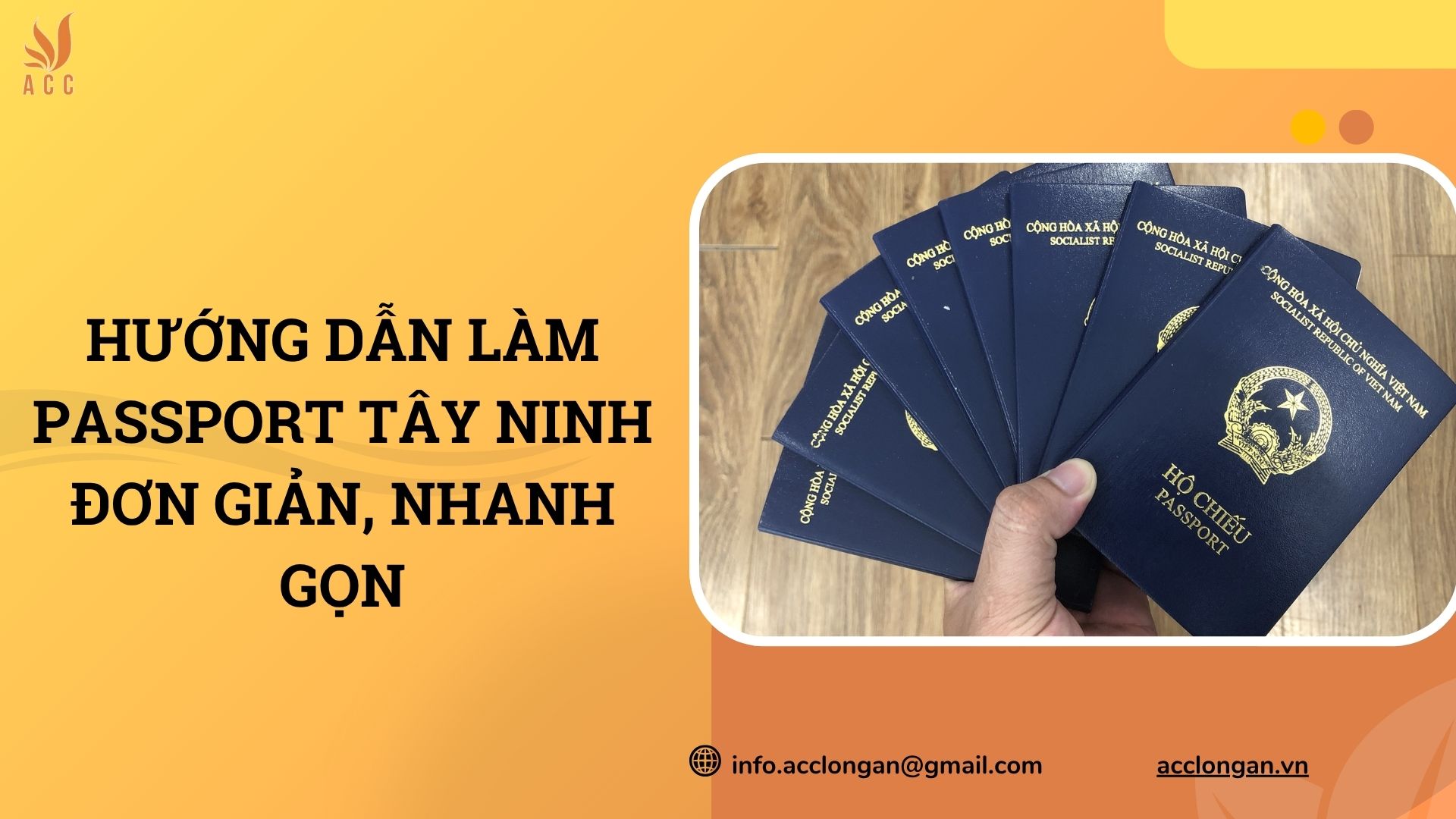 Hướng dẫn làm passport Tây Ninh đơn giản, nhanh gọn