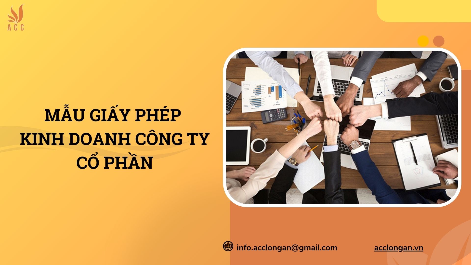 Mẫu giấy phép kinh doanh công ty cổ phần