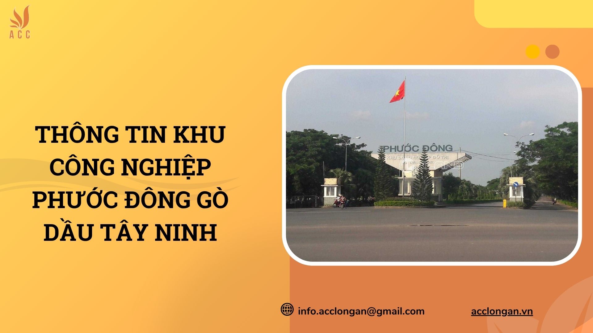 Thông tin khu công nghiệp Phước Đông Gò Dầu Tây Ninh