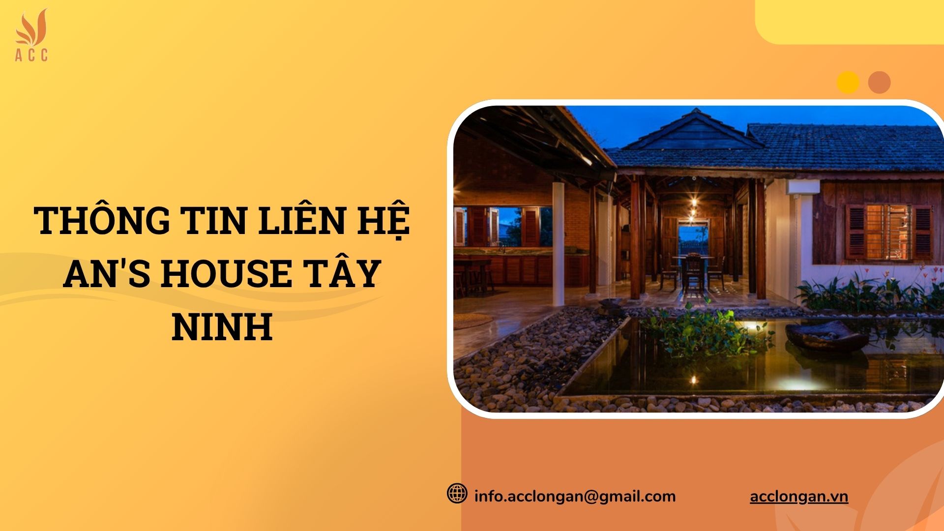 Thông tin liên hệ An's House Tây Ninh