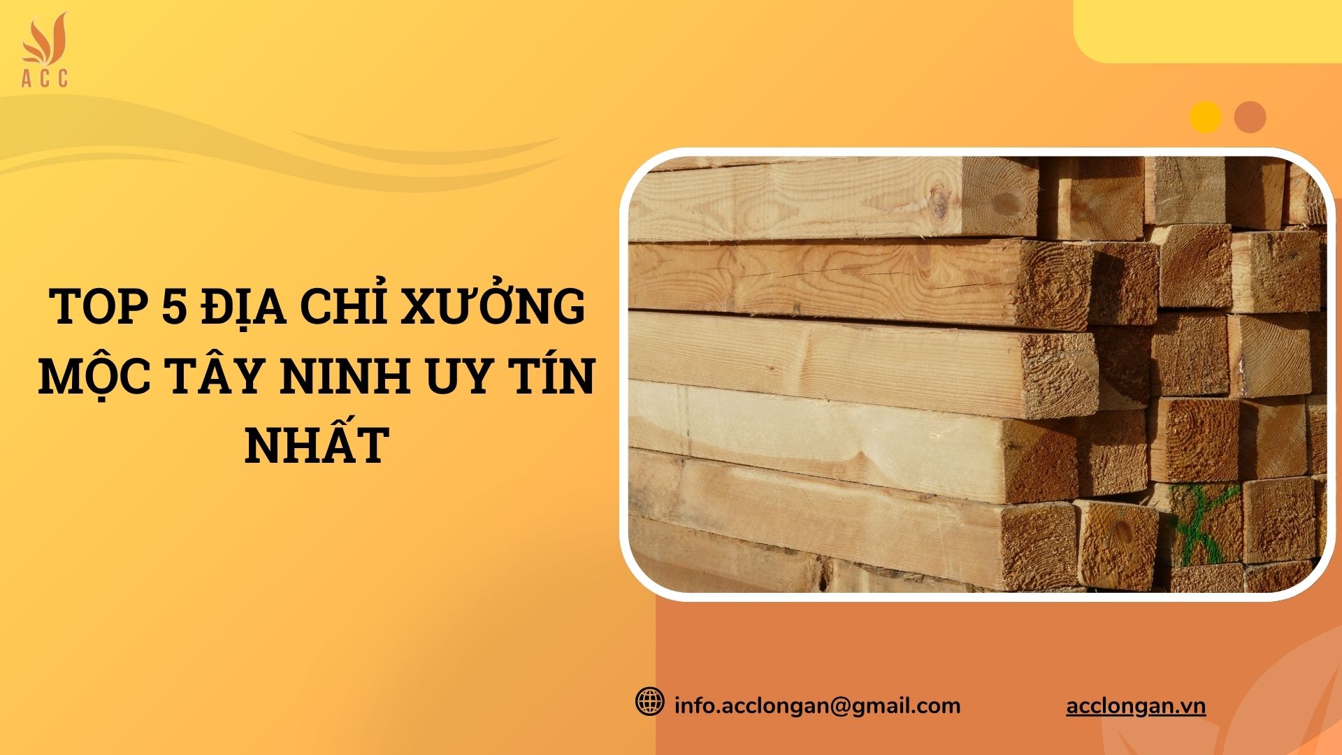 Top 5 địa chỉ xưởng mộc Tây Ninh uy tín nhất