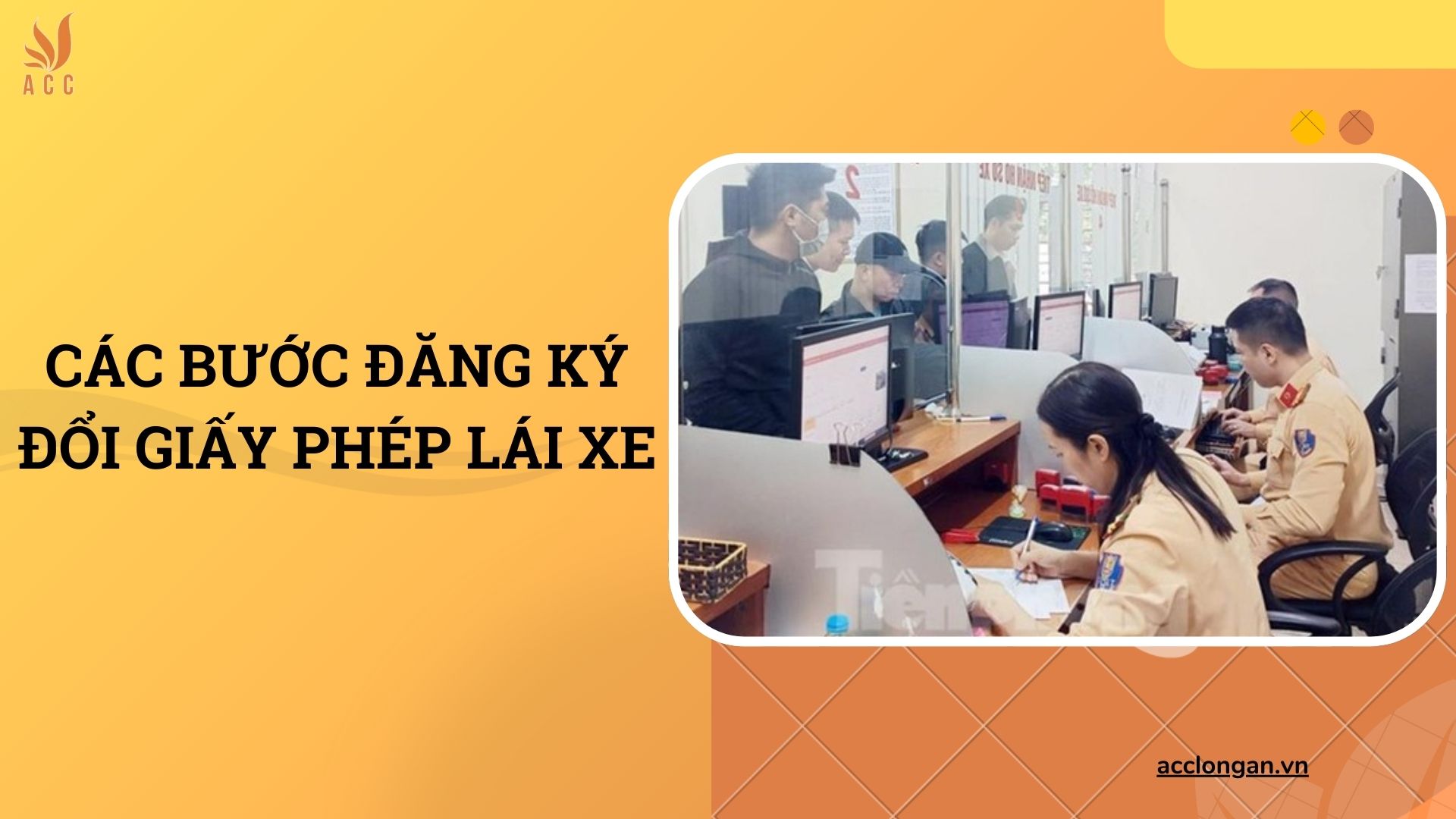 Các bước đăng ký đổi giấy phép lái xe