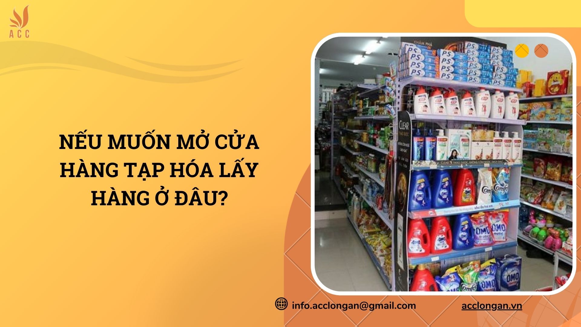 Nếu muốn mở cửa hàng tạp hóa lấy hàng ở đâu?