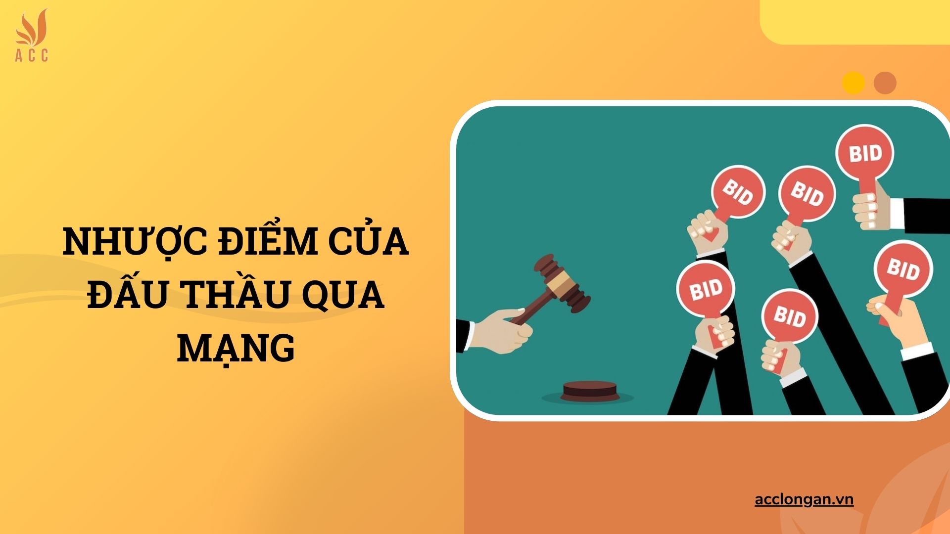Nhược điểm của đấu thầu qua mạng