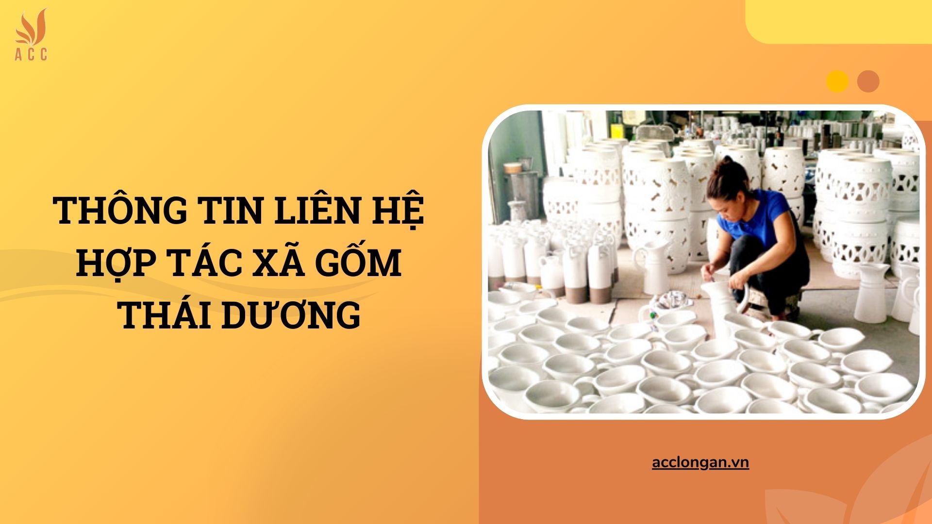 Thông tin liên hệ Hợp tác xã gốm Thái Dương