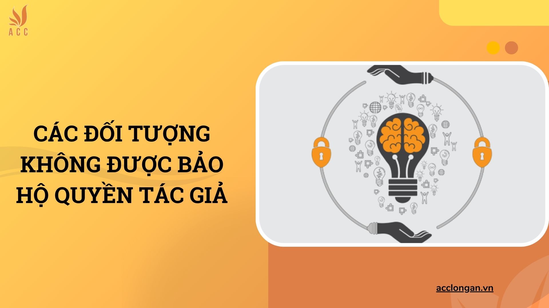 Các đối tượng không được bảo hộ quyền tác giả
