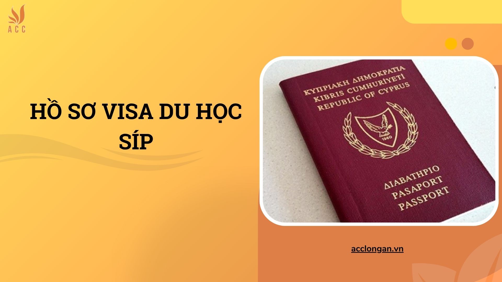 Hồ sơ visa du học Síp